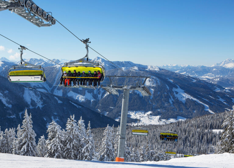 P7MRHG Austria, Styria, Liezen district, Schladming, Planai, Marchenwiesenbahn, Ski area,